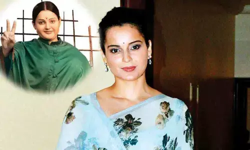 Trolls on Kanganas look in Thalaivi