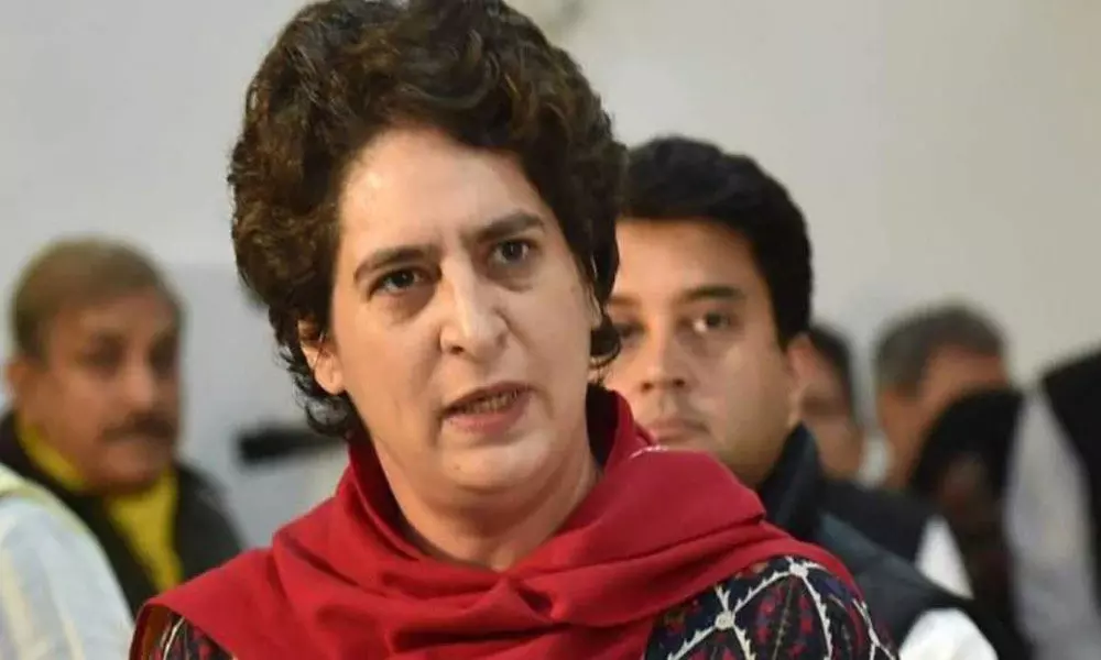 Priyanka Gandhi criticizes BJP over Maharashtra move