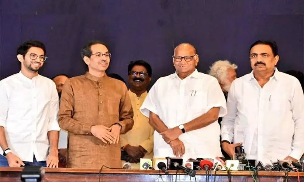 Maharashtra: Shiv Sena, NCP and Congress seek to form government with a total of 160 MLAs
