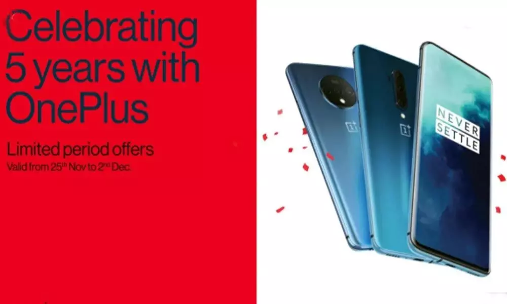 OnePlus Fifth Anniversary Sale: These OnePlus Handsets Discounted Up to Rs 3,000