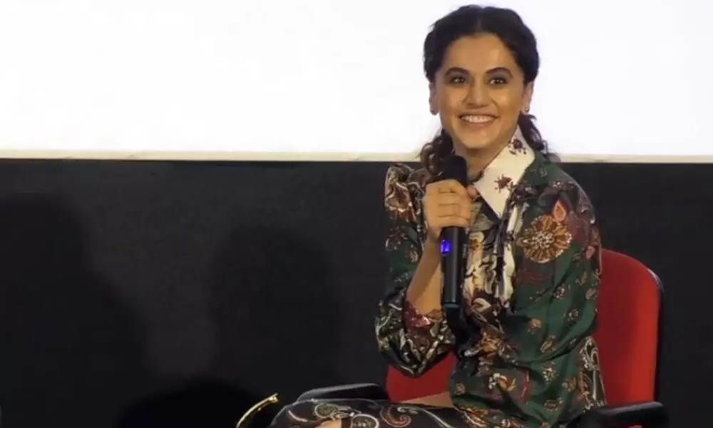 Taapsee Pannu shuts down a reporter at an International Film Festival who asked her to speak in Hindi