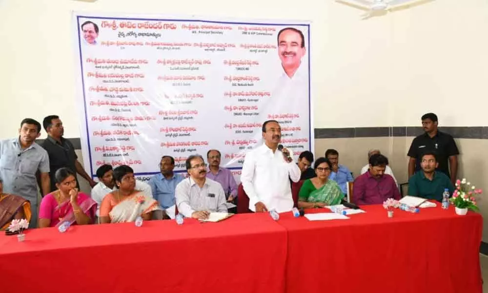 Rationalization of PHCs on cards to provide better medical services: Minister Eatala Rajender