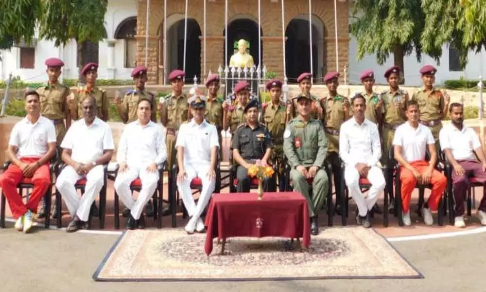 Vizianagaram: Sainik School students win a medal in taekwondo championship