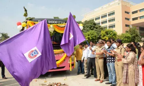 SHE Shuttle bus services inaugurated at Pocharam Infosys