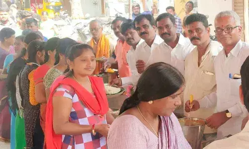 Qutbullapur: Nagadevatha idol installed at Anjaneya Swamy temple