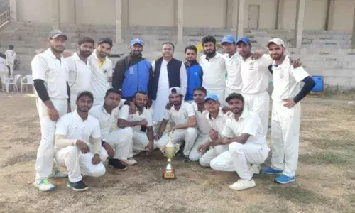 Hyderabad: Maulana Azad National Urdu University wins Azad cricket tournament