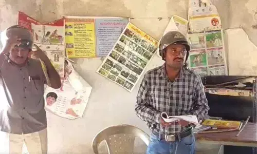 Trembling walls force teachers sport helmets