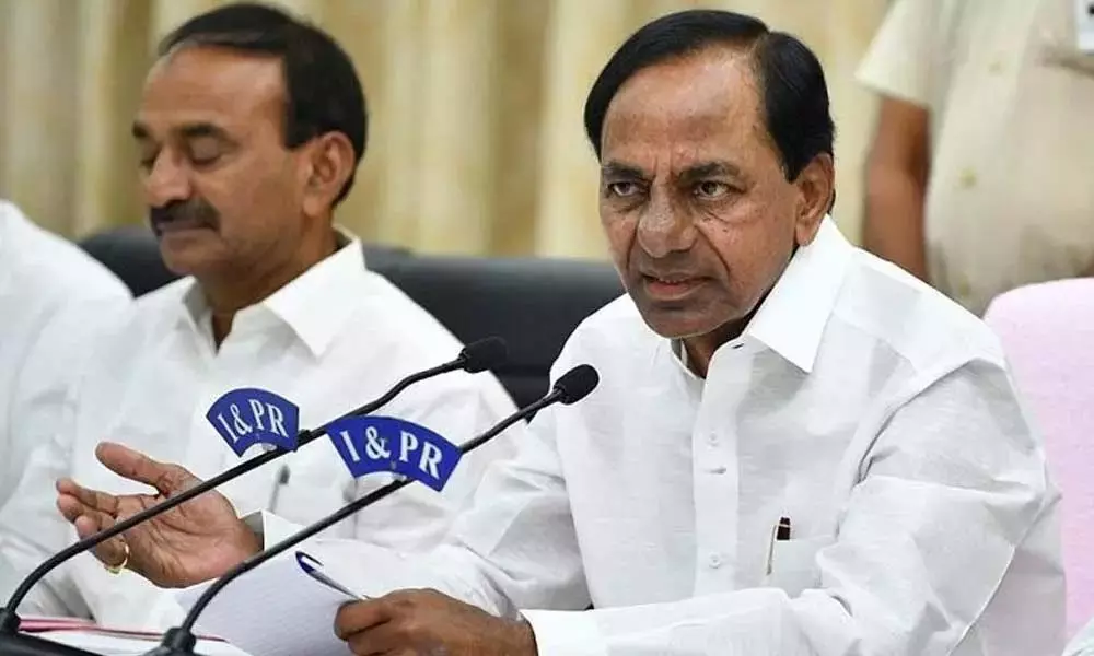 Review meeting chaired by CM KCR on RTC commences at Pragathi Bhavan in Hyderabad