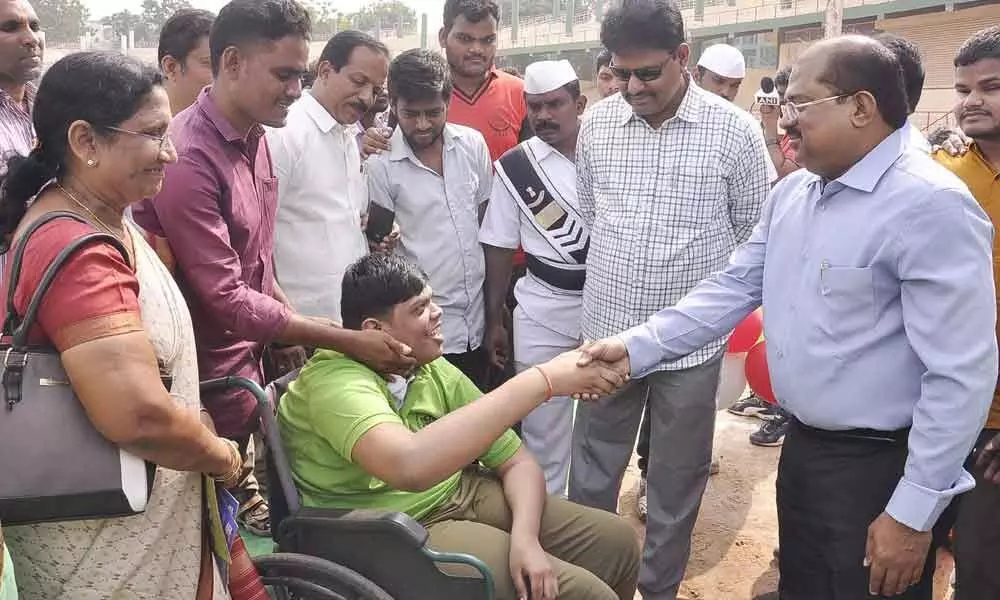Sports meet for differently-abled inaugurated: Collector Mohammad Imtiaz