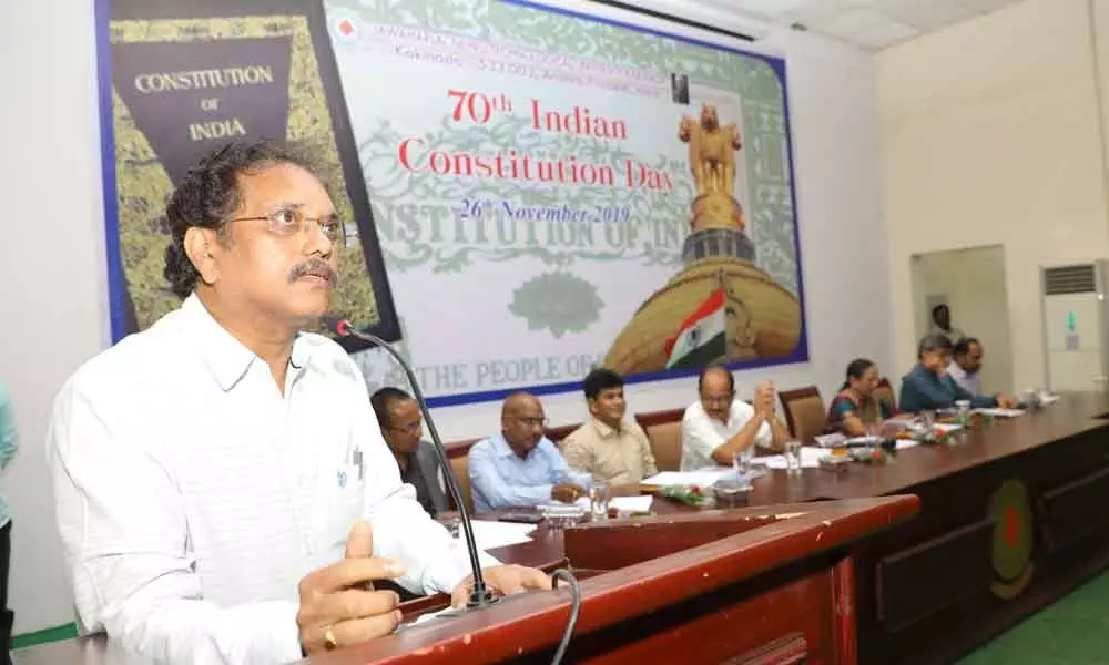 Kakinada: Constitution Day celebrated at JNTU-K