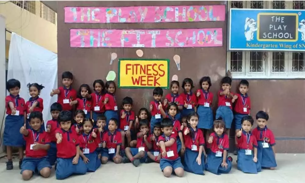 Hyderabad: Fitness activities at The Play School