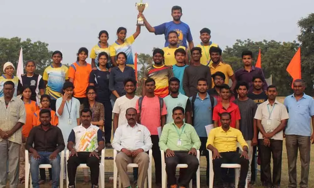 KU Inter-Collegiate Athletics Championships 2019-20 concludes in Warangal