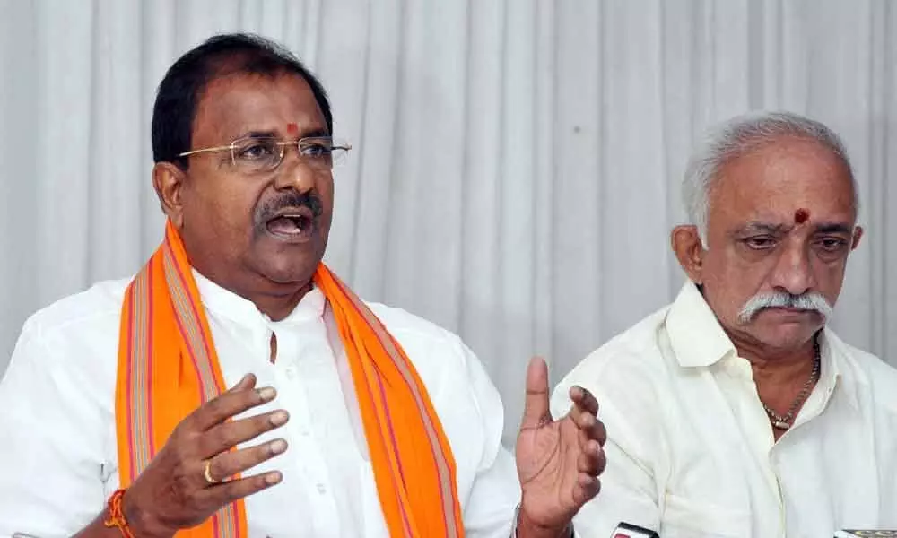 Centre has big plans to develop twin Godavari districts, says Veerraju