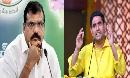 Nara Lokesh Counters Minister Botsas remarks on Chandrababus Amaravati visit