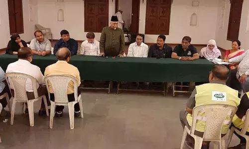 MLA Syed Ahmed Pasha Quadri takes stock of develop, sanitation works