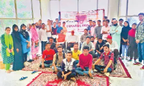 Samvidhan Divas celebrated at MANUU