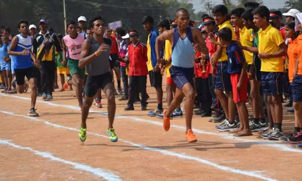 Adilabad: State-level Tribal Welfare Ashram School games kick start
