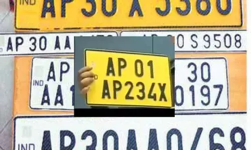 No extra pay for high-security number plates says Deputy transport commissioner in Vijayawada