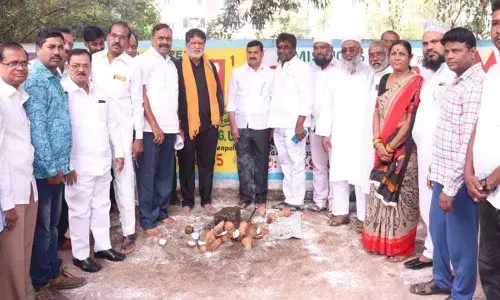 MLA Madhavaram Krishna Rao kicks off 1.5cr works at Old Bowenpally