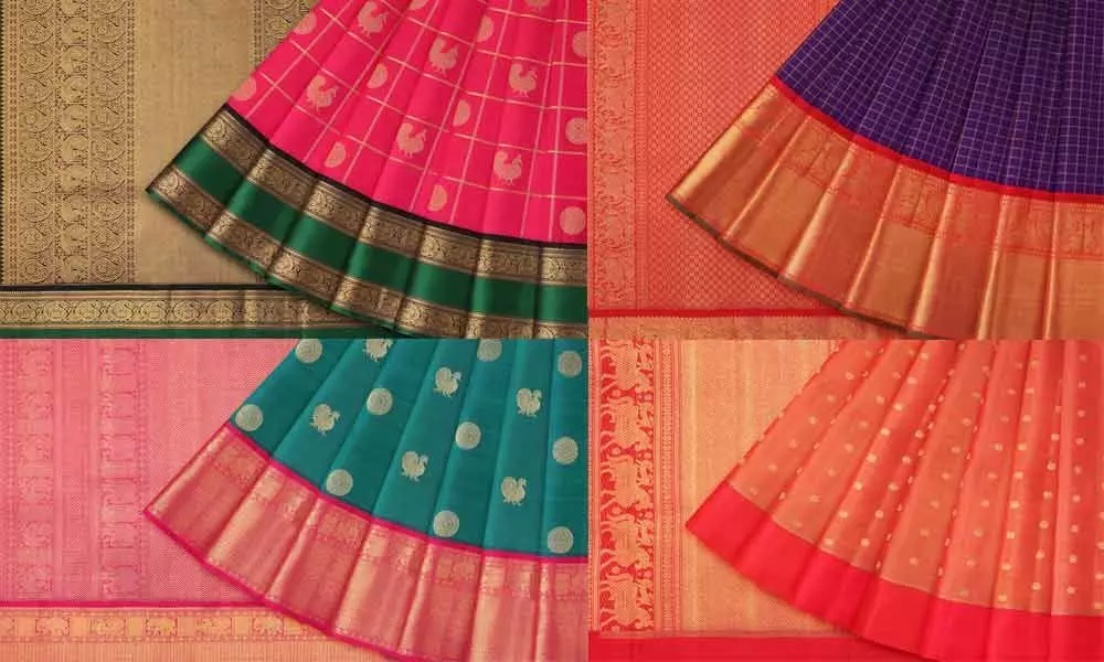Exhibition and sale of fine kanjivaram silk saris in Secunderabad