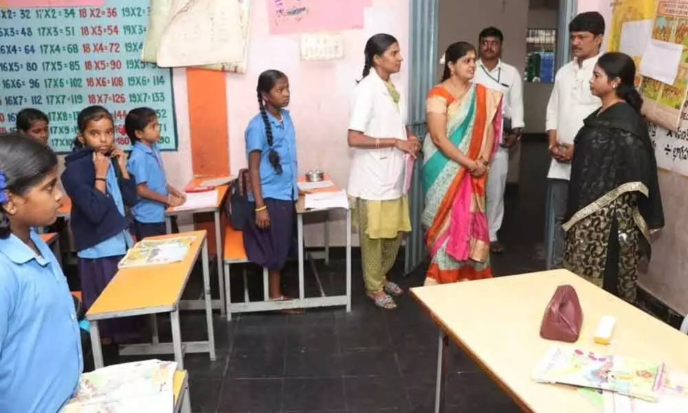 MCT official inspects schools :  Additional Commissioner Haritha