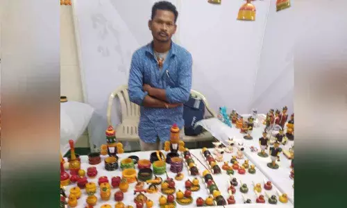 Shilparamam Craft Bazaar attracting visitors in Guntur