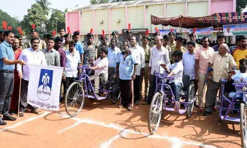 Excel in all fields by availing schemes, differently-abled told JC M Venugopal Reddy