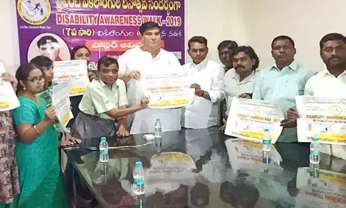 Disabled Awareness Walk on Dec 3 at Necklace Road