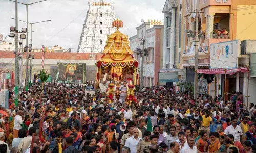 Goddess enthrals as Kaliya Mardhana Krishna in Tirupati