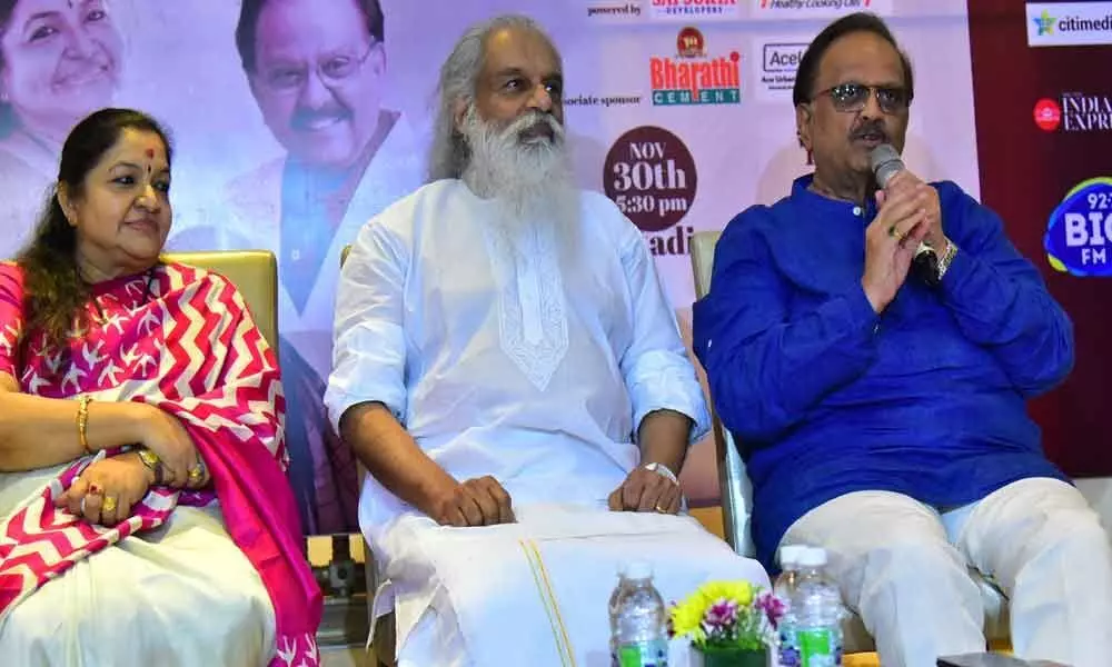 Balu, Chitra & Yesudas to regale Hyderabad today