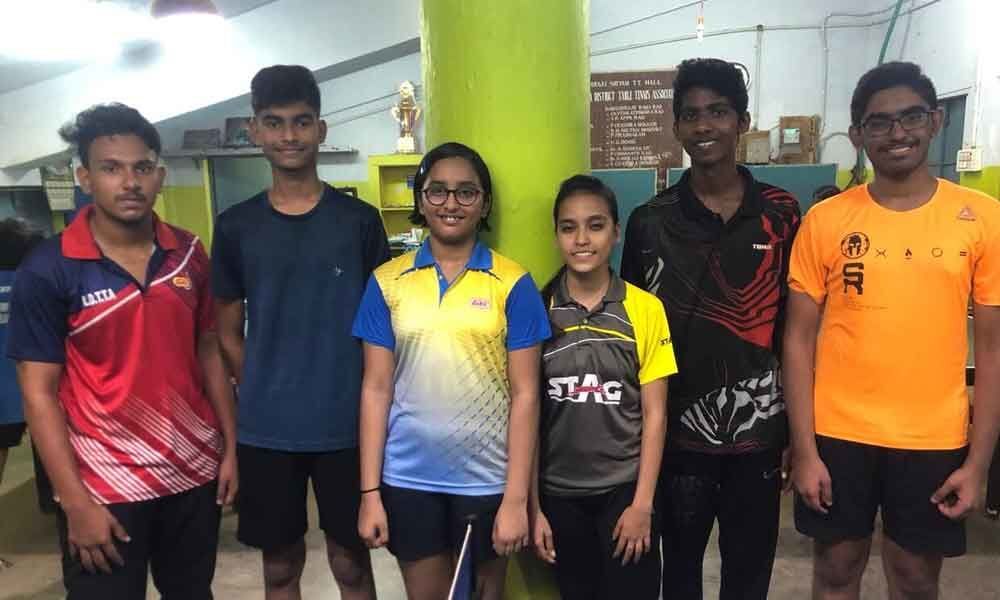 Vijayawada Six players of IGMC for national TT championship