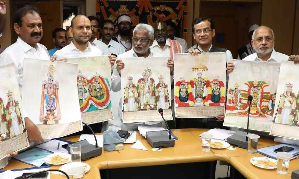 Tirupati: TTD prints 12 lakh new year calendars