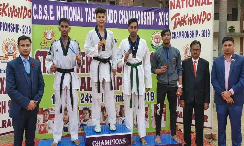 BHEL: Taekwondo medal for student