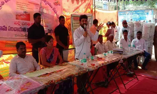 Moinabad: Awareness spread on rainwater harvesting