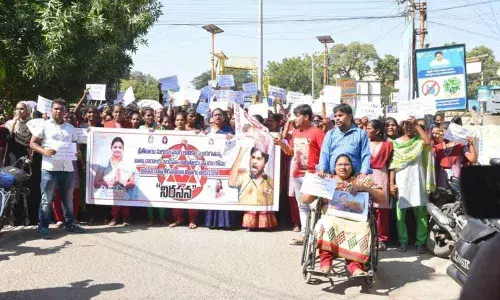 Kurnool: Women organisations seek stringent action against rapists