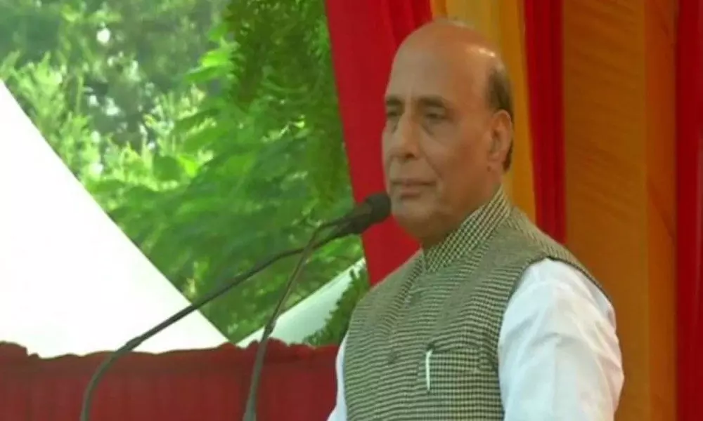 Pakistan indulging in proxy war, will be defeated: Defense Minister Rajnath Singh