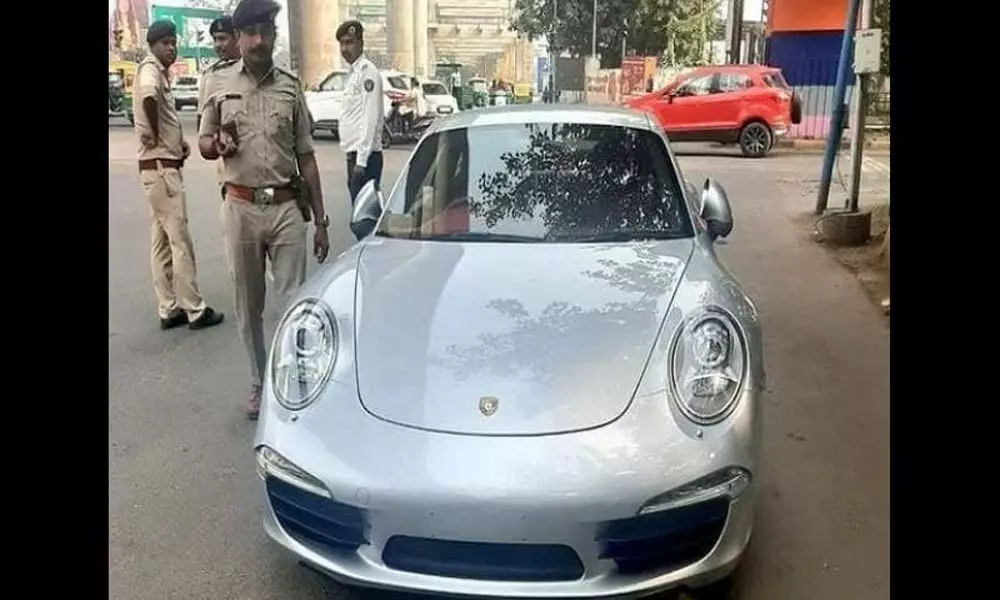 Rs 9.80 lakhs fined to Porsche owner in Gujarat, car seized without valid documents