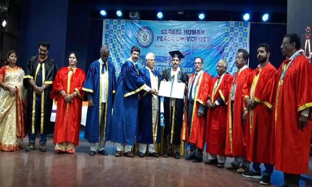 Mahbubnagar: MPP awarded honorary Doctorate