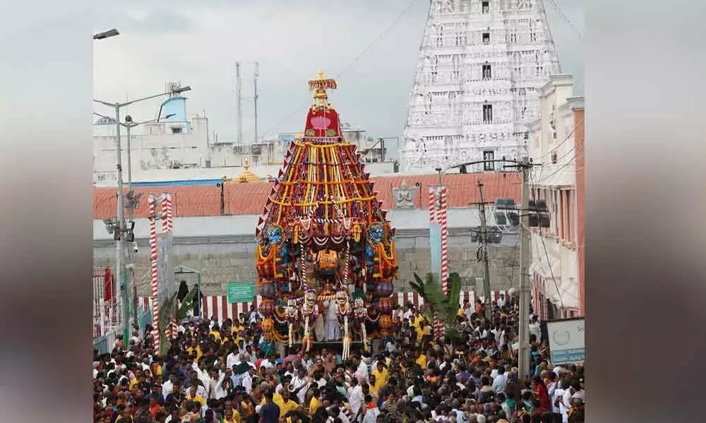 Tirupati: Religious fervour marks Maha Ratham procession