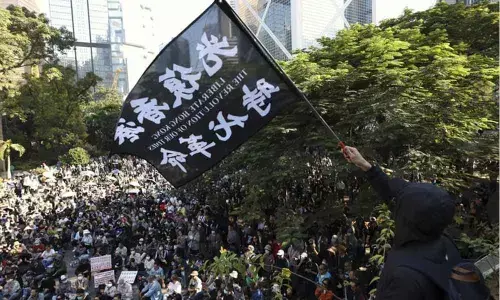 Hong Kong elders, youths vow to keep up pro-democracy fight