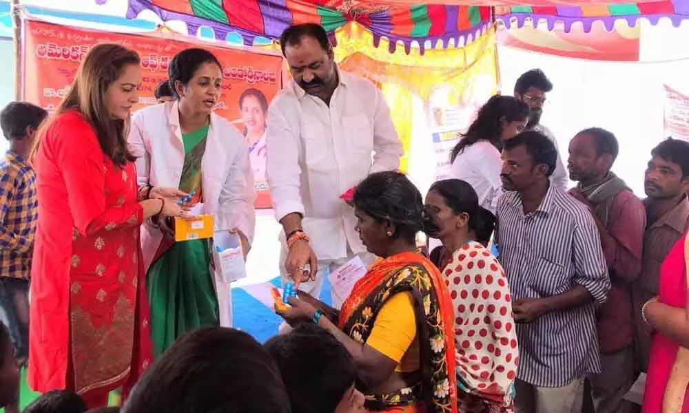 Free health camp organised at Serilingampally constituency