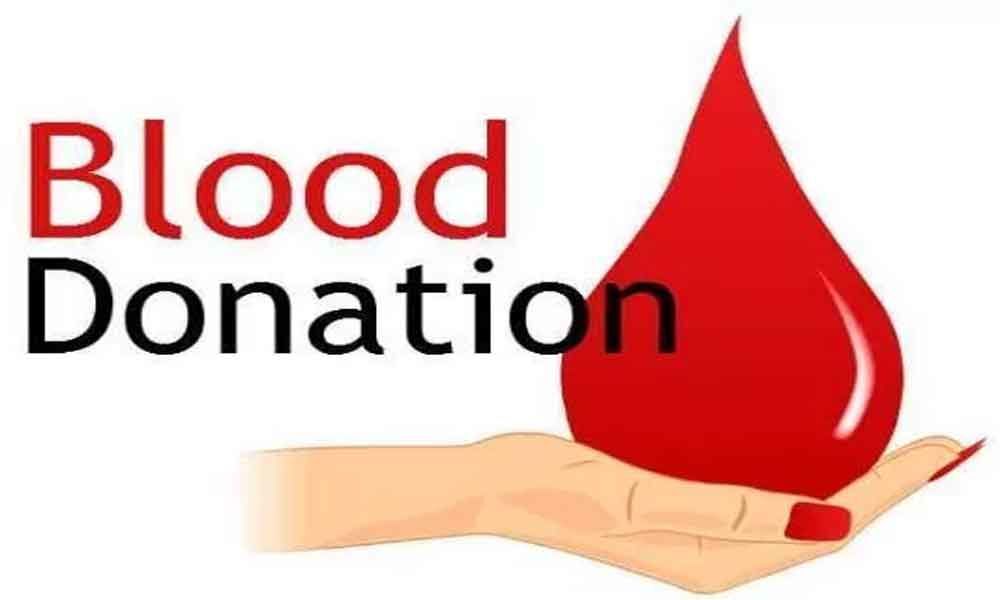 Blood donation camp today at Channa Reddy Memorial Rock Gardens