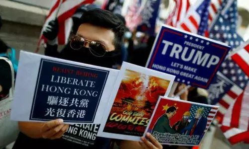 Hong Kong: Protesters thank Trump over support to anti-govt protests