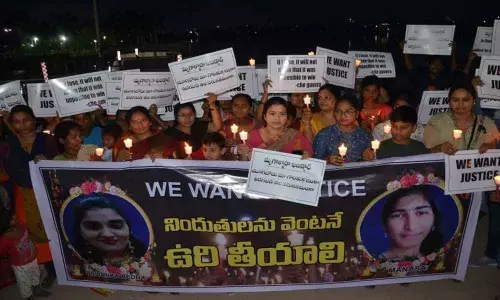 Candle light rally taken out