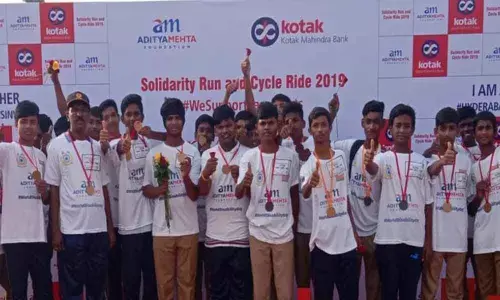 5K Run & rally held at Necklace Road