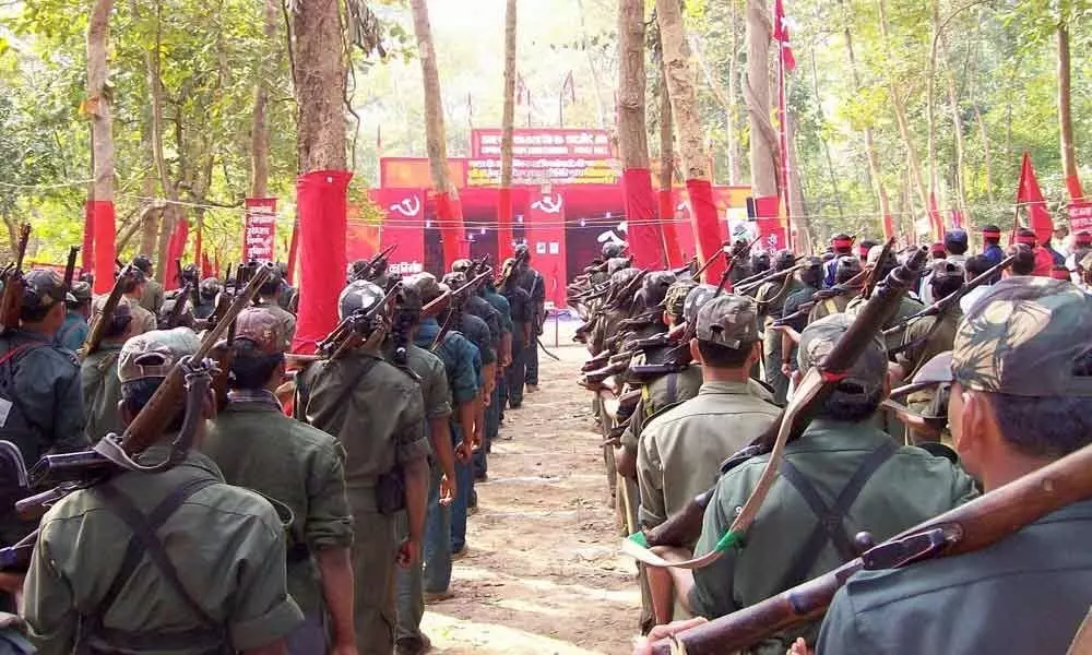Police issue a red alert at AOB as the Maoists holds PLGA weekends program from Monday
