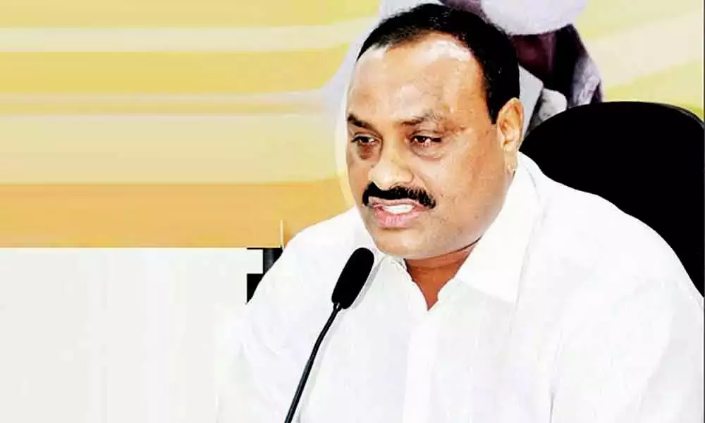 TDP leader Achchennaidu alleges that it was a pre-plan act of attacking Naidus bus