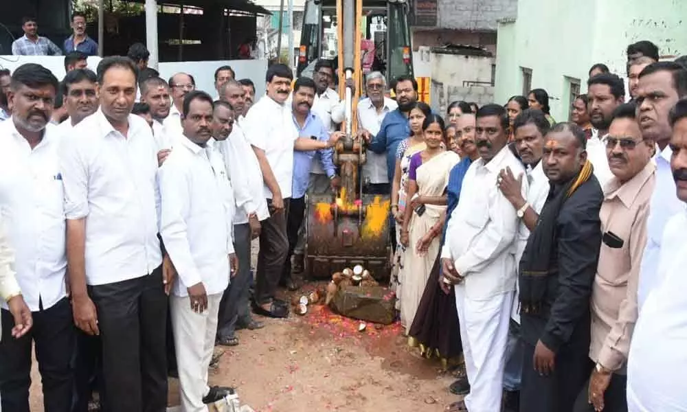 Mynampally Hanumantha Rao launches works costing 40 L