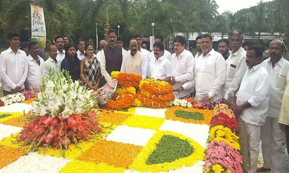 Rich tributes paid to former CM Dr Marri Chenna Reddy