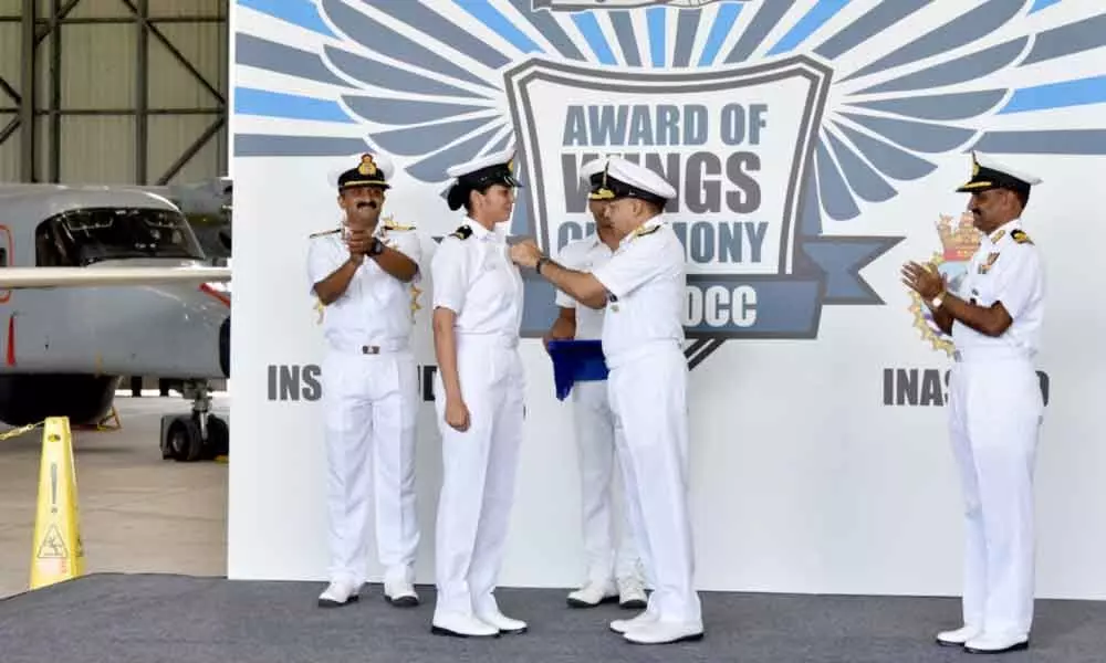 Visakhapatnam: Navy gets its first woman pilot